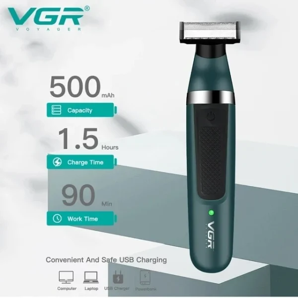 ماشین اصلاح موی صورت و بدن وی جی آر مدل V-393