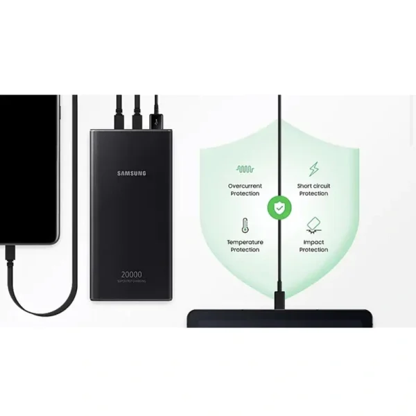 پاوربانک سامسونگ مدل EB-P5300 ظرفیت 20000 میلی آمپر - 25 وات