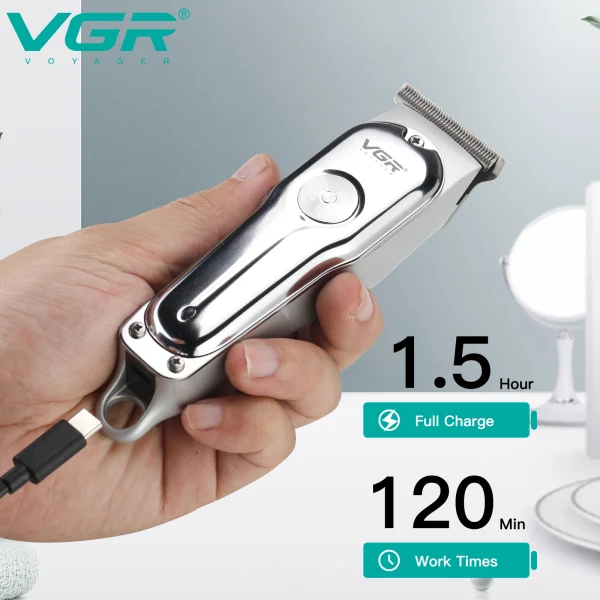 ماشین اصلاح مو سر و صورت خط زن وی جی آر مدل V-071