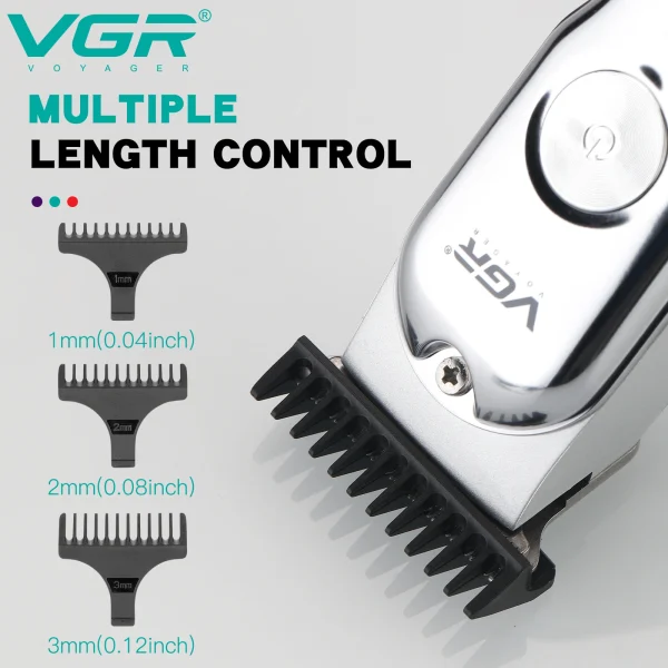 ماشین اصلاح مو سر و صورت خط زن وی جی آر مدل V-071