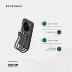 پاوربانک گرین مدل Power Pulse - ظرفیت ۱۰۰۰۰ میلی آمپر - ۲۲,۵ وات - Image 2